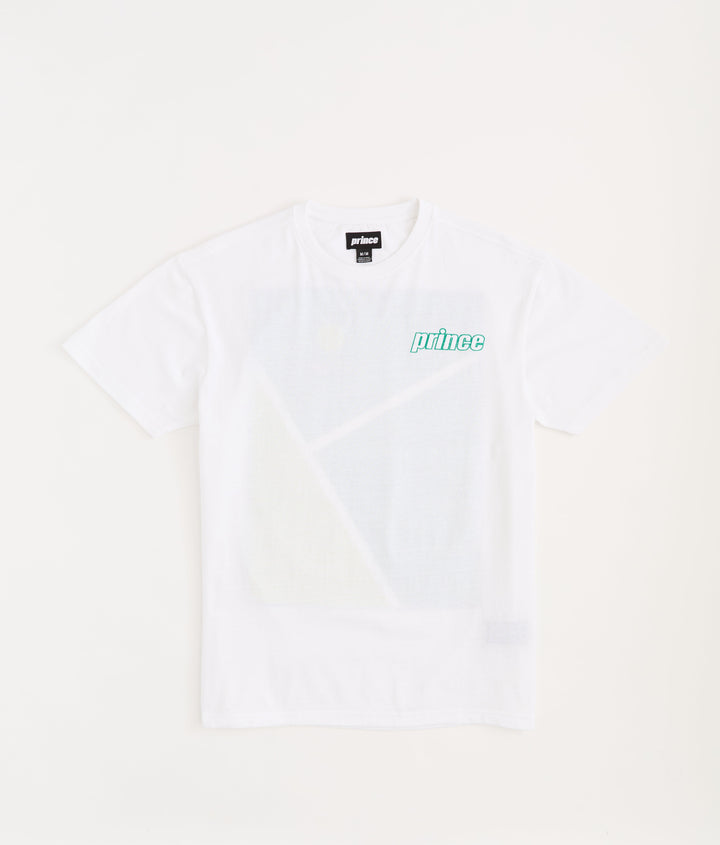 Prince Cotton Embroidered Tee Shirt - White
