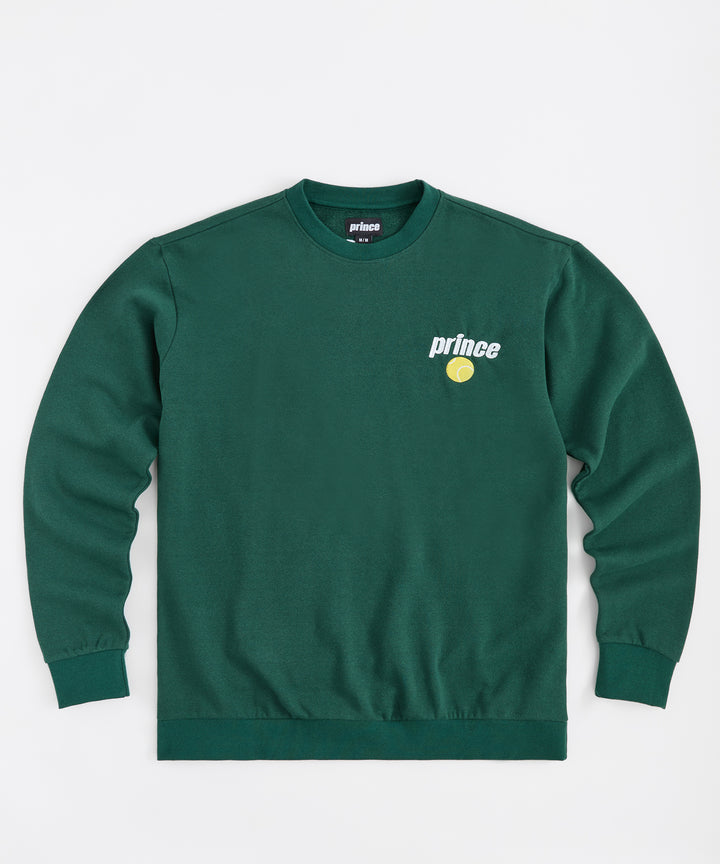 Prince Embroidered Crewneck - Green