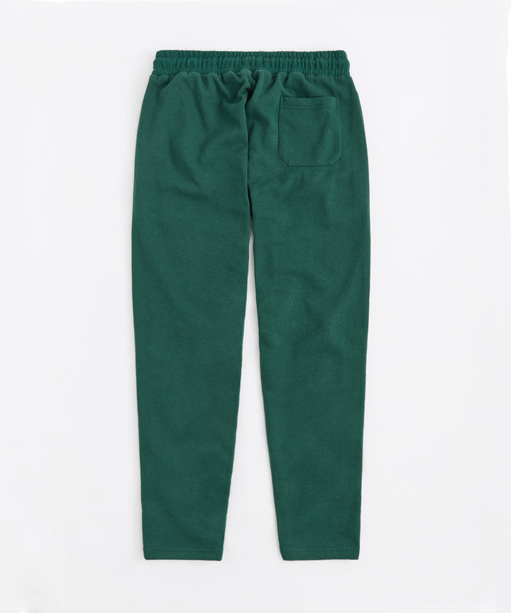 Fleece Embroidered Sweatpants - Green