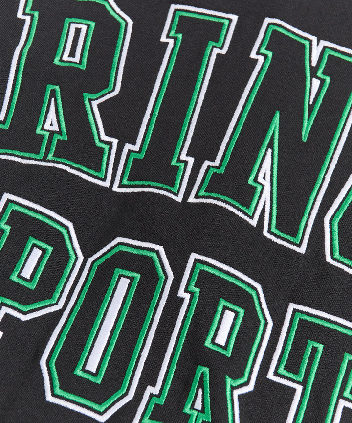 Prince Sports Chenille Patched Full Zip Hoodie - Black