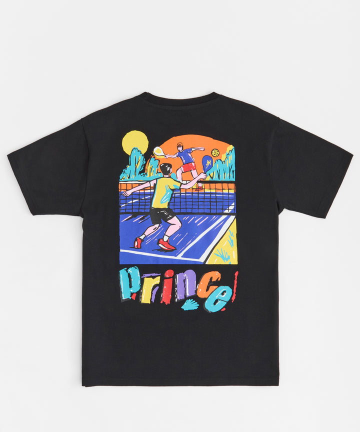 Water Color Court Tee - Black