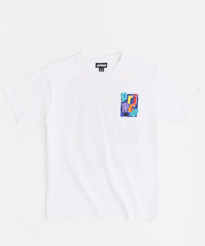 Water Color Court Tee - White