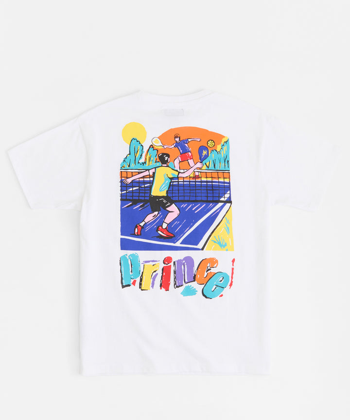 Water Color Court Tee - White
