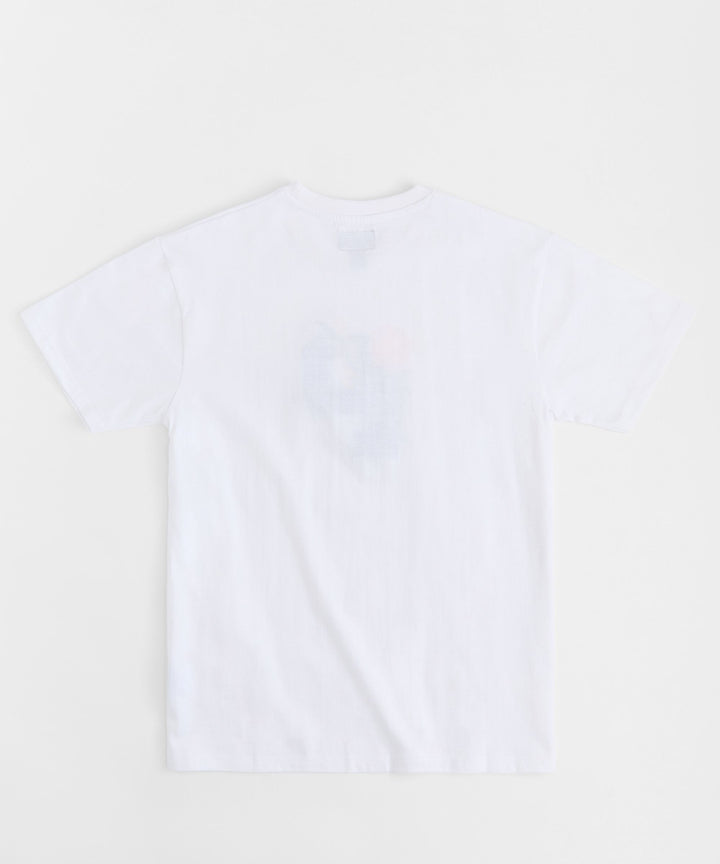 Chenille Monogram Tee - White