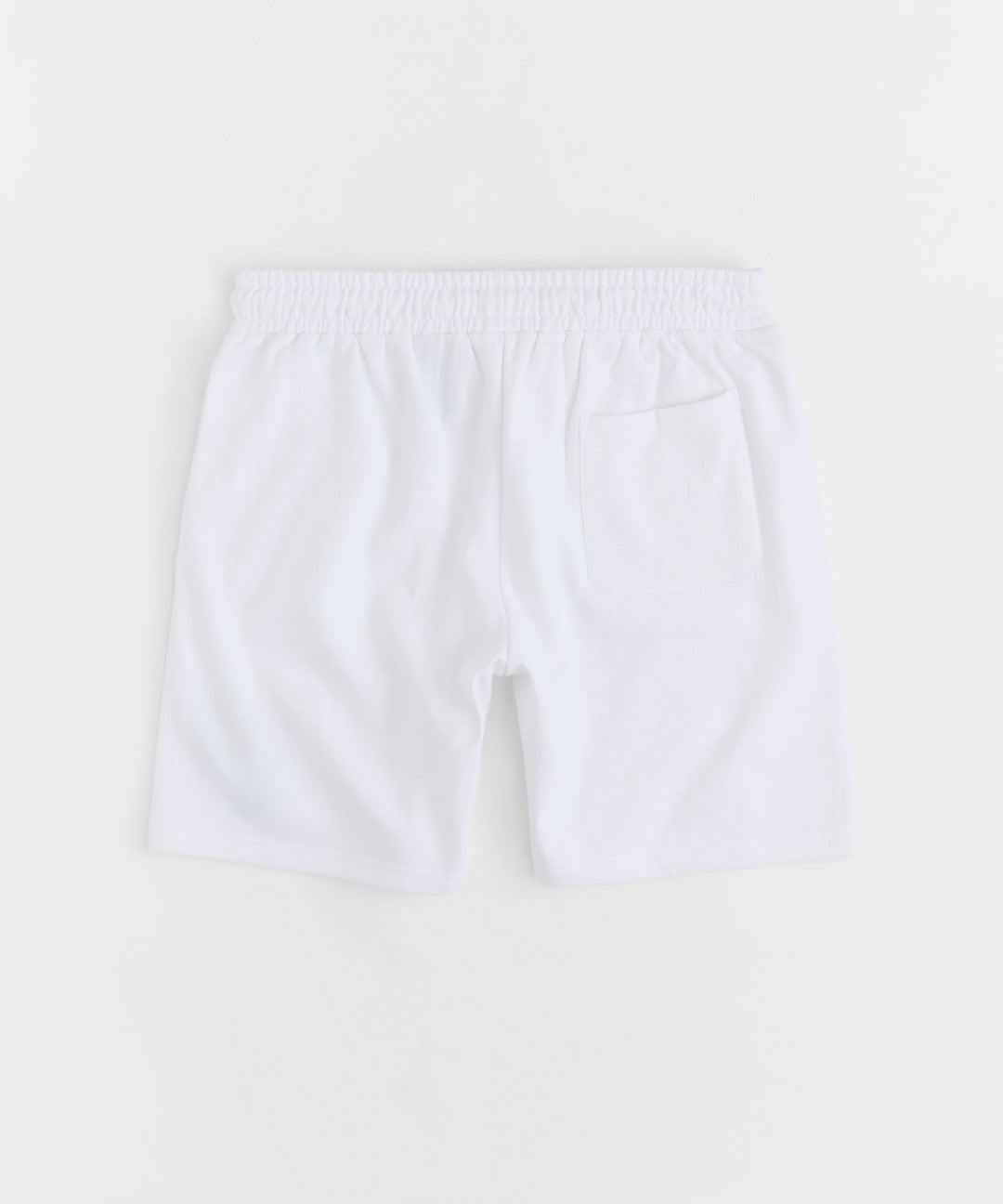 Chenille Monogram Short - White