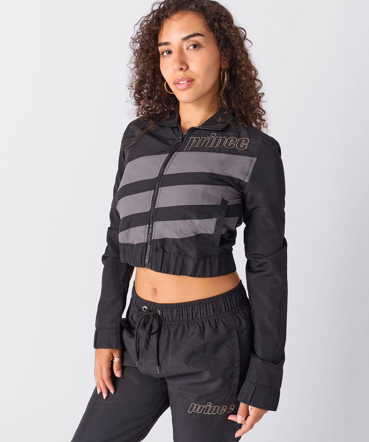 Logo Track Jacket - Black