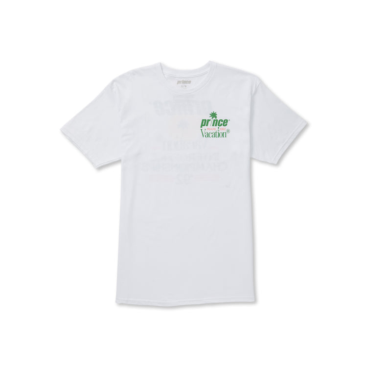 Prince vs Vacation Short Sleeve Tee - White