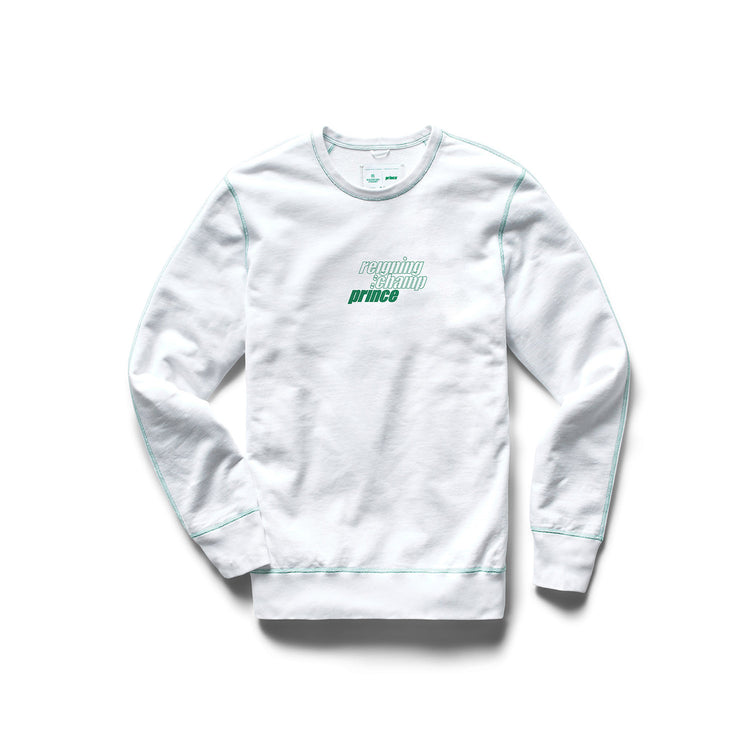 Prince vs Reigning Champ Crewneck - White