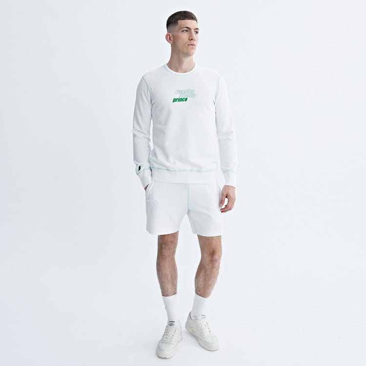 Prince vs Reigning Champ Crewneck - White