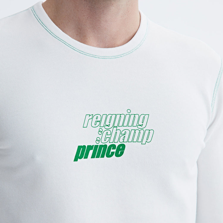 Prince vs Reigning Champ Crewneck - White