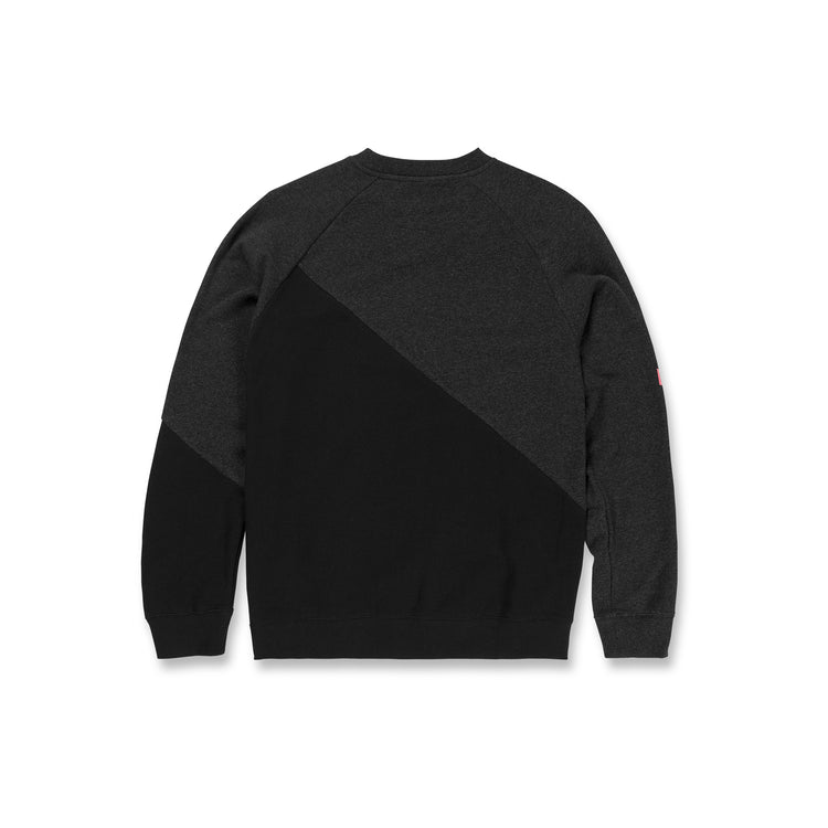 Approach Fleece Crew - Heather Black
