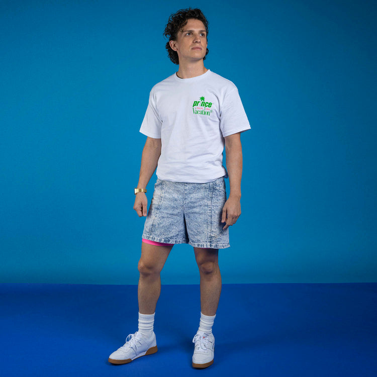 Prince vs Vacation Short Sleeve Tee - White