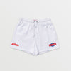 Prince vs Happy Dad Womens Fleece Short -White