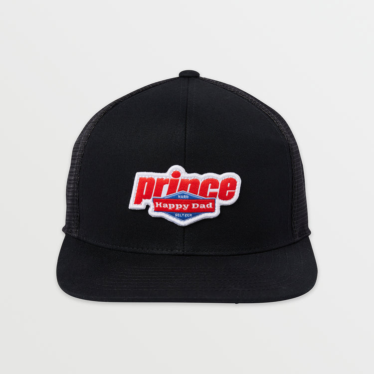 Prince vs Happy Dad Snapback Hat -Black