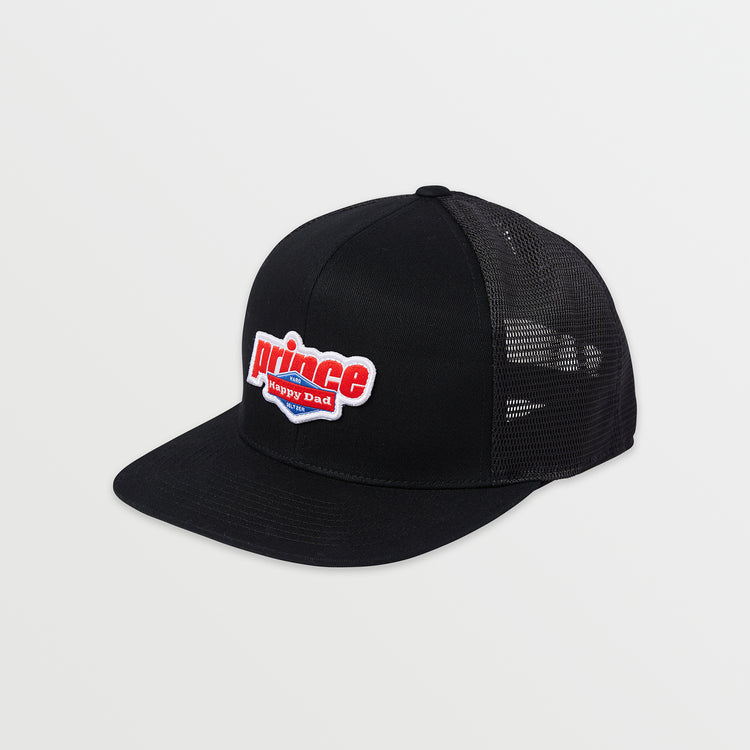 Prince vs Happy Dad Snapback Hat -Black