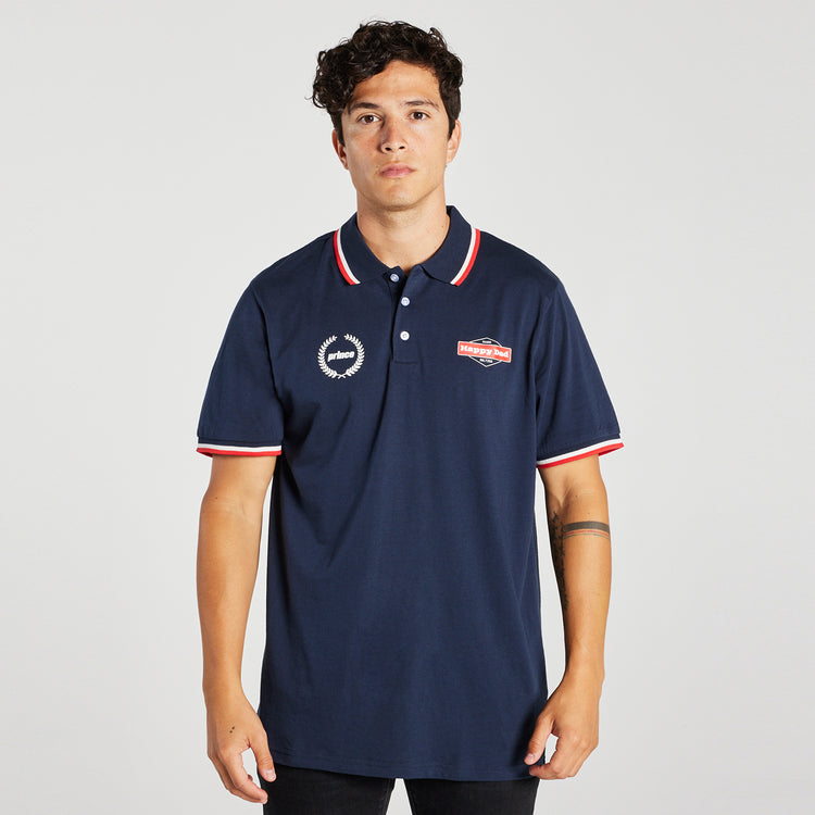 Prince vs Happy Dad Mens Polo -Navy