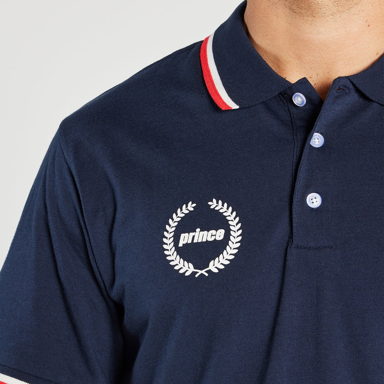 Prince vs Happy Dad Mens Polo -Navy